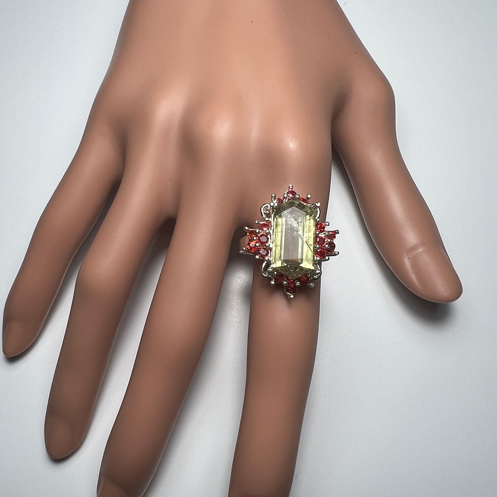 縮圖：5.8cts Natural colour change Diaspores 925 Silver / Gold/ Platinum ring