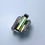 縮圖：Natural Bi-colour Green tourmaline 925 Silver / Gold/ solitaire ring
