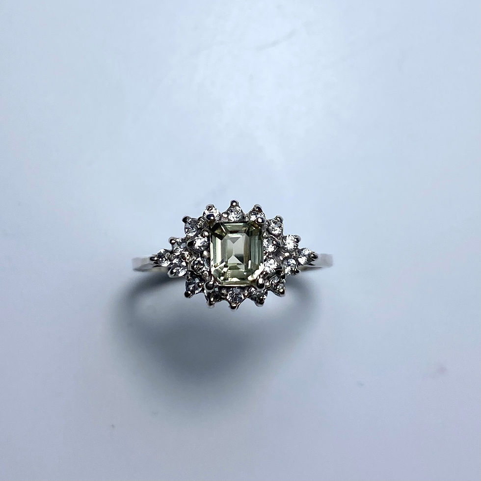 縮圖：Natural colour change Diaspore 925 Silver / Gold/ Platinum east w