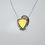 サムネイル： 7.35ct Natural Canadian Ammolite, green, yellow 925 Silver / Gold pendant