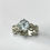 Miniature : 2.1ts Natural light blue aquamarine Silver/ Gold /Platinum ring