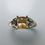 縮圖：RARE Natural Sinhalite 925 Silver / Gold/ Platinum engagement ring
