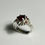縮圖：1.9ct Natural Red Almandine Garnet 925 Silver / Gold/ Platinum ring