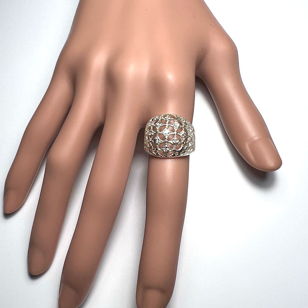 Миниатюра: Natural diamonds 925 Silver / Gold/ Platinum band ring