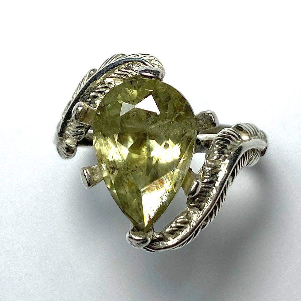 Miniatura: 4.2ct Natural Colour Change Diaspore 925 Silver / Gold/ Platinum ring
