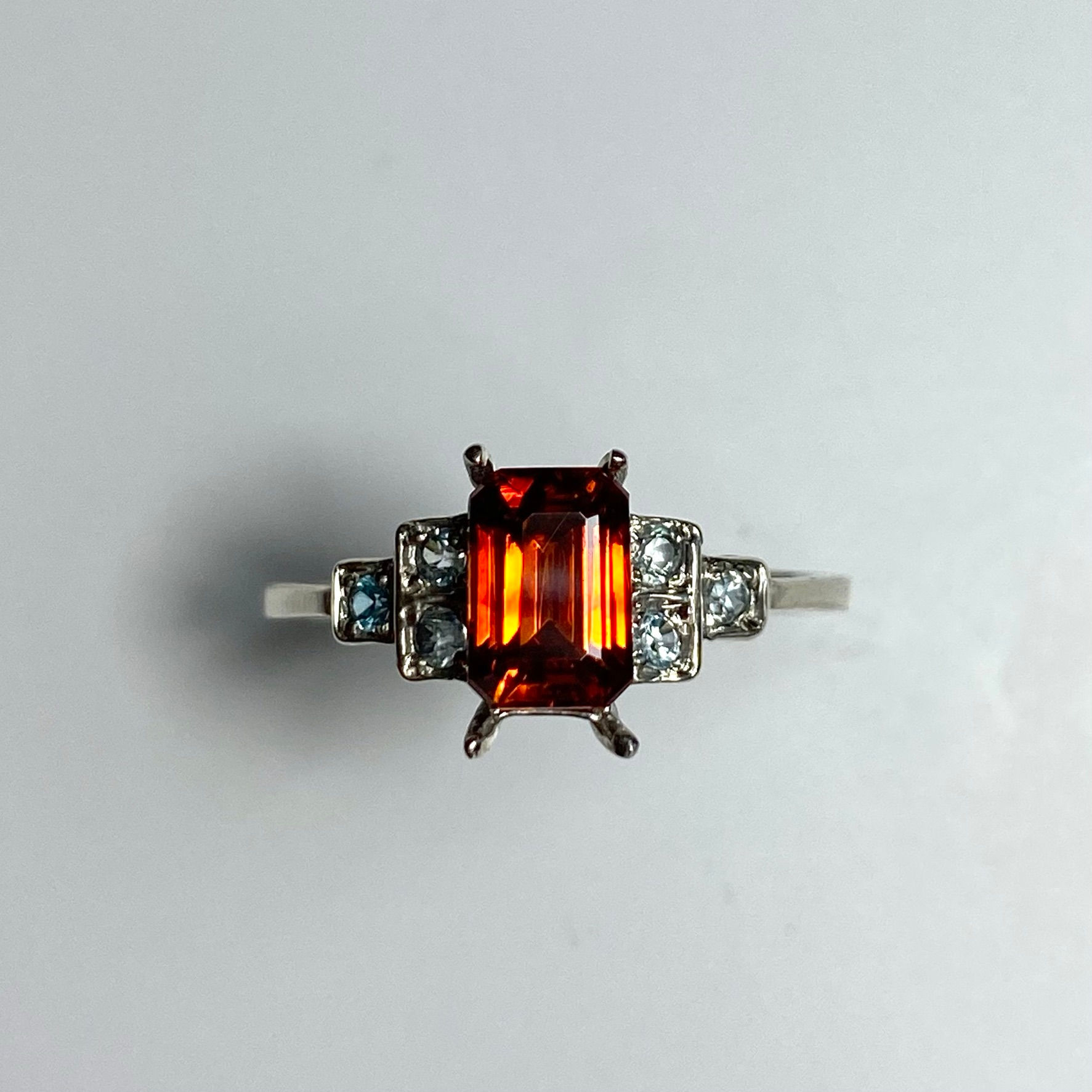 1.25ct Natural Sphalerite 925 Silver / Gold/ Platinum ring