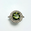 縮圖：3.20ct Natural Moldavite, forest green 925 Silver / Gold/ Platinum ring