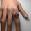 Miniature : 2.8ct Natural Ruby pigeon blood red 925 Silver / Gold/ Platinum ring