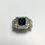 Thumbnail: 1.15ct Natural Indicolite Tourmaline 925 Silver / Gold/ engagement ring