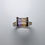 縮圖：3.9cts Natural Bi-colour Ametrine 925 Silver, Gold, Platinum ring