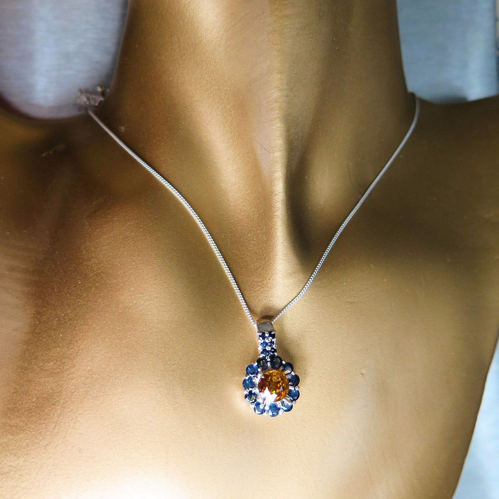 Miniatura: Natural Titanite Sphene Silver / Gold / Platinum ring