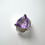 縮圖：6.35ct Natural Purple Amethyst 925 Silver / Gold/ Platinum unisex mans ring