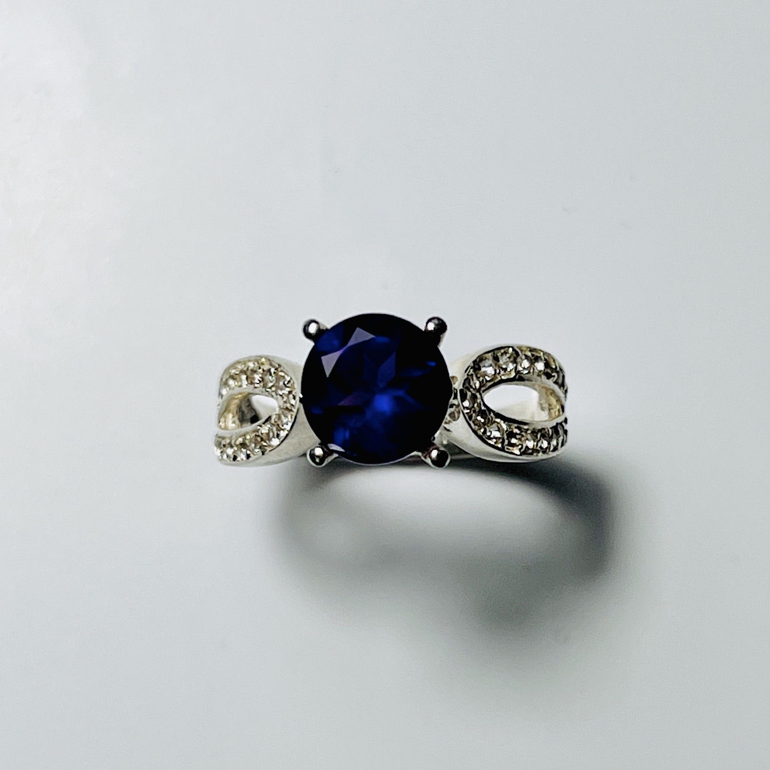 1.8ct Natural Amethyst 925 Silver / Gold/ Platinum ring