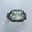 縮圖：2.92cts Natural Prehnite east west ring 925 Silver / Gold/ Platinum
