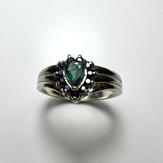 0.4ct Natural rare Alexandrite colour change 925 Silver/ Gold/ Platinum ring