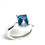 Miniatura: 1.8ct Natural London Blue Topaz 925 Silver / Gold/ Platinum solitaire ring