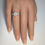 サムネイル： IGI Certified 0.9ct Natural diamond VVS1, H, Gold, Platinum engagement ring