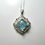 縮圖：11.75ct Natural blue  Quartz Silver / Gold / Platinum pendant on chain