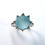 縮圖：10.15ct Natural Blue Topaz 925 Silver / Gold/ Platinum ring