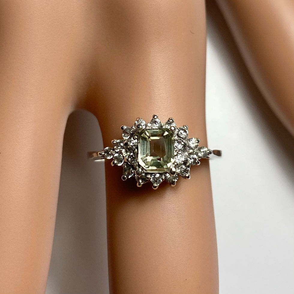 縮圖：Natural colour change Diaspore 925 Silver / Gold/ Platinum east w