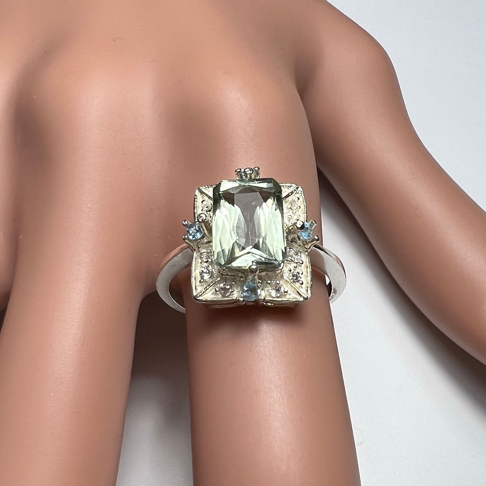 Миниатюра: Certified 2.55ct Natural Paraiba tourmaline 925 Silver / Gold ring