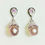 Miniature : Certified Cultured Freshwater Pearl 925 Silver /Gold stud earrings