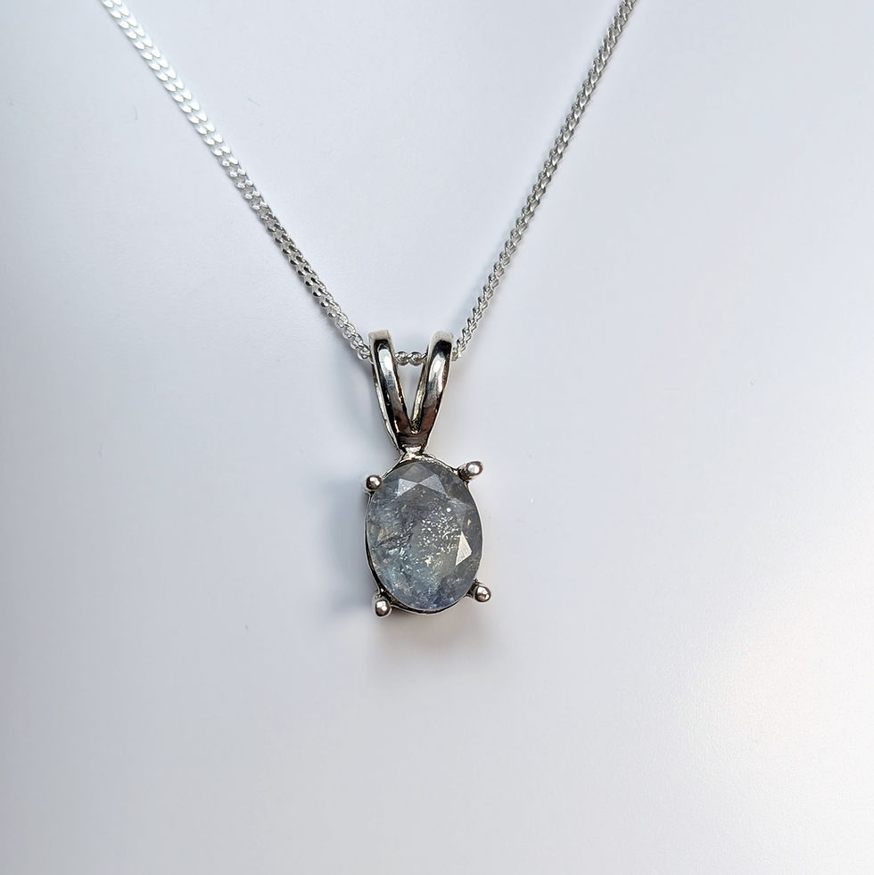 Thumbnail: 1.25ct Natural colour change Alexandrite Silver / Gold pendant