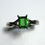 Миниатюра: Natural Chrome Diopside 925 Silver / Gold/ Platinum ring