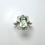 縮圖：Certified 2.55ct Natural Paraiba tourmaline 925 Silver / Gold ring