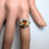 縮圖：1.08ct Natural Cinnamon Orange Hessonite Garnet 925 Silver / Gold ring