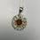 Miniatura: 2.5ct Natural Hessonite Garnet orange & diaspore 925 Silver / 9ct 14k 18k 375 585 750 Gold / Platinum pendant on chain