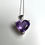 縮圖：7.4ct Natural purple Amethyst Silver / Gold / Platinum heart pendant