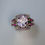 サムネイル： 3.57cts Natural vivid pink Kunzite 925 Silver / Gold/ Platinum ring