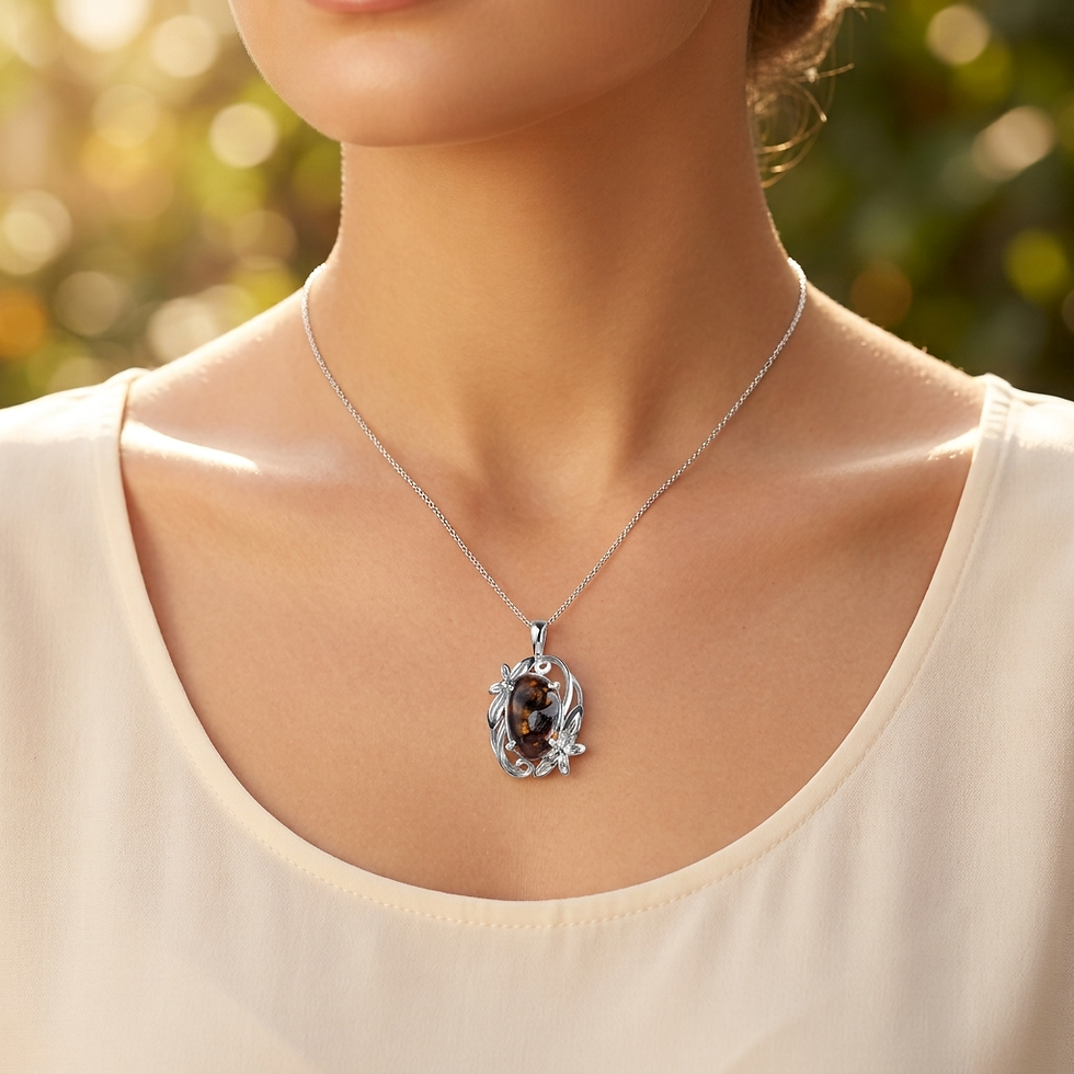 Miniature : 7.41ct Natural Fire Agate 925 Sterling Silver, Gold, Platinum pendant