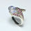縮圖：6.35cts Natural Dumortierite Quartz 925 Silver / Gold/ Platinum ring