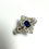 Miniature : Natural Royal blue Sapphire 925 Silver / Gold/ Platinum ring