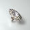 縮圖：4.5cts Natural Goshenite Beryl 925 Silver / Gold/ Platinum ring