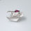 Thumbnail: Natural Ruby 925 Silver / Gold/ Platinum Phoenix eagle mans unisex ring