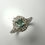 サムネイル： Certified 0.35ct Natural Alexandrite colour change 925 Silver / Gold/ ring