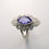 縮圖：Certified Natural purple blue Tanzanite 925 Silver 9ct 14ct 18ct 14k 18k 22k 375 585 750 950 white yellow Gold ring