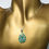 縮圖：0.4ct Natural Colombian Emerald Silver, Gold, Platinum pendant