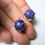 縮圖：13.16cts Natural purple charoite Silver /Gold / Platinum stud earrings