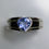 サムネイル： 1.06ct Natural Tanzanite heart unisex ring 925 Silver / Gold/ Platinu