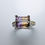 縮圖：3.9cts Natural Bi-colour Ametrine 925 Silver, Gold, Platinum ring