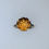 Thumbnail: 4.10ct Natural Orange Citrine crown ring 925 Silver / Gold/ Platinum