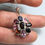 縮圖：Natural mix gemstones Zircon, Iolite, Spinel 925 Silver / Gold pendant