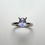 Miniatura: 0.8ct Natural Untreated cornflower Sapphire 925 Silver / Gold/ Platinum