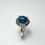 縮圖：Rare 2.95ct Natural Afghanite 925 Silver/ Gold/ Platinum ring