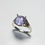 縮圖：1.7cts Natural light purle Apatite 925 Silver / Gold/ Platinum ring