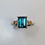 サムネイル： 1.86ct Natural Indicolite tourmaline Blue 925 Silver / Gold ring
